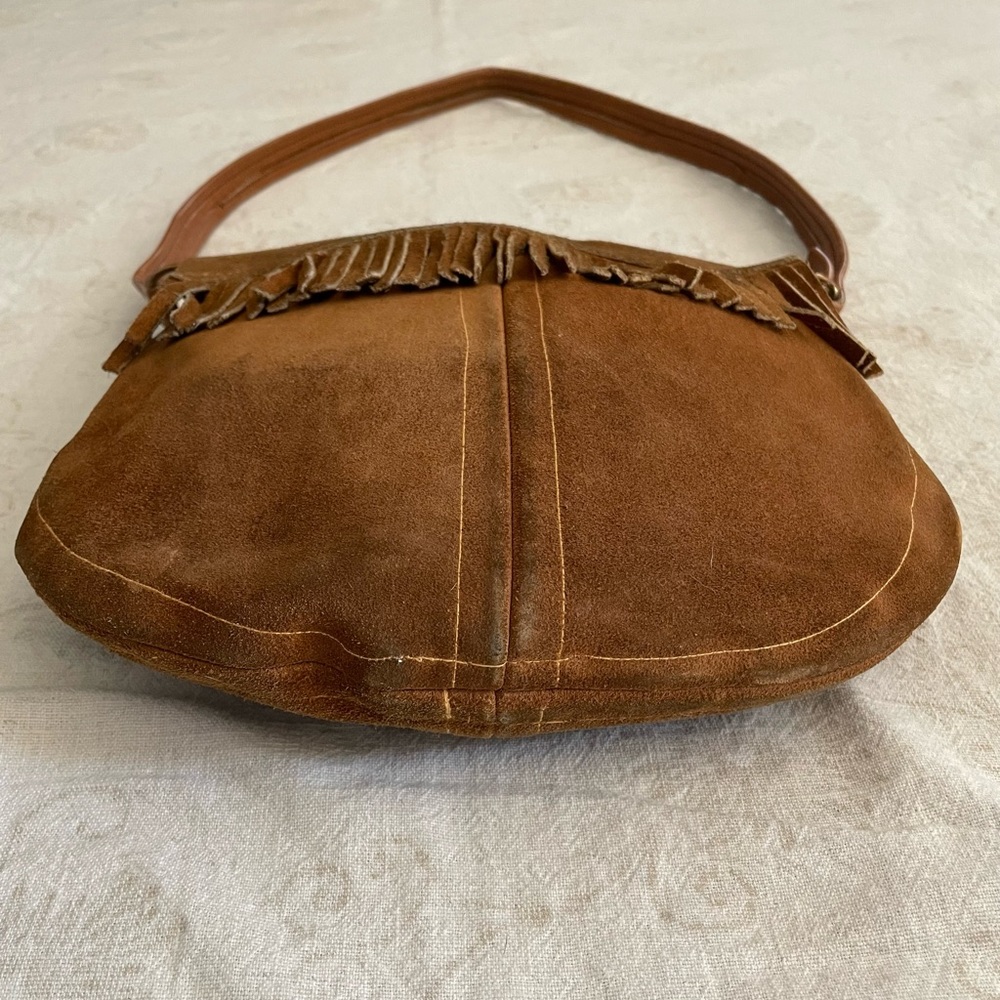 VINTAGE Boho/Western Leather Handbag - Picture 4 of 7